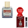 JFenzi Le Succes Homme 100 ml + Perfume Sample Spray Gaultier Scandal Homme