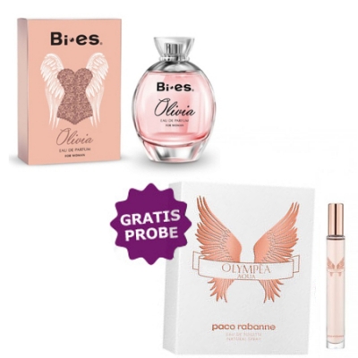 Bi-Es Olivia 100 ml + Perfume Sample Spray Paco Rabanne Olympea