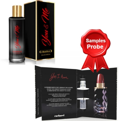 Chatler You&Me Woman 100 ml + Perfume Sample Cacharel Yes I Am