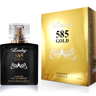 Chatler 585 Gold Lady - Promotional Set, Eau de Parfum 100 ml + Eau de Parfum 30 ml