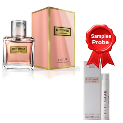 Chatler Elen Sweet Femme + Perfume Sample Spray Elie Saab Le Parfum 0,8 ml
