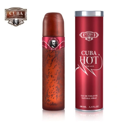 Cuba Hot Men 100 ml + Perfume Sample Jean Paul Gaultier Scandal Homme