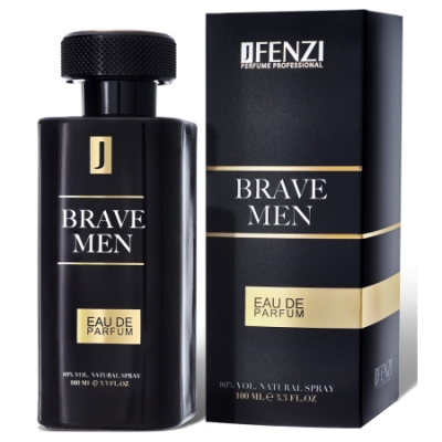 JFenzi Brave Men 100 ml + Perfume Sample Spray Carolina Herrera Bad Boy