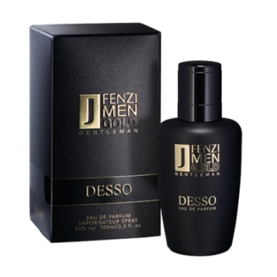 JFenzi Desso Gold Gentleman 100 ml + Perfume Sample Spray Hugo Boss The Scent Him