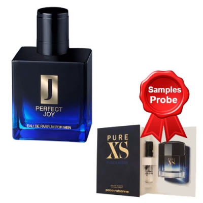 JFenzi Perfect Joy 100 ml + Perfume Sample Spray Paco Rabane Pure XS Homme