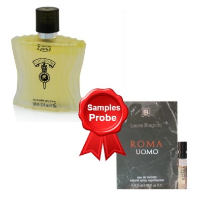 Lamis Colosseum 100 ml + Perfume Sample Spray Laura Biagotti Roma Uomo