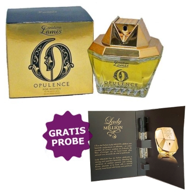 Lamis Opulence de Luxe 100 ml + Perfume Sample Spray Paco Rabanne Lady Million
