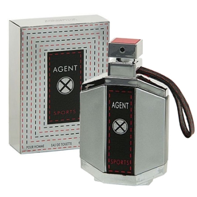 Linn Young Agent X Sports 100 ml + Perfume Sample Spray Christian Dior Homme Sport