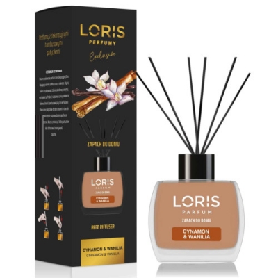 Loris Cinnamon & Vanilla, Home Reed Diffuser - 120 ml