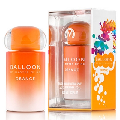 New Brand Master NB Balloon Orange 100 ml + Perfume Sample Escada Miami Blossom