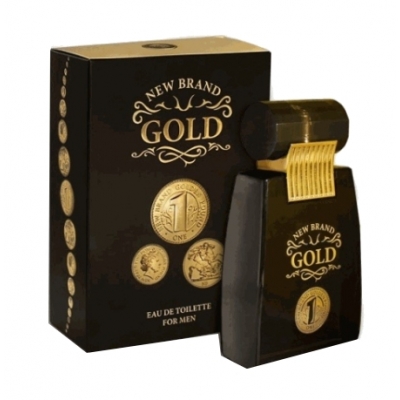 New Brand Gold For Men - Eau de Toilette for Men 100 ml