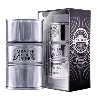 New Brand Master of Essence Platinum - Eau de Toilette for Men 100 ml
