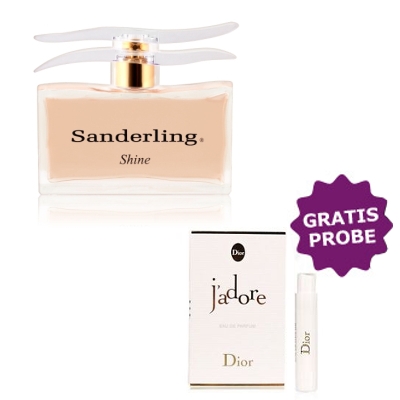 Paris Bleu Sanderling Shine 100 ml + Perfume Sample Spray Dior Jadore