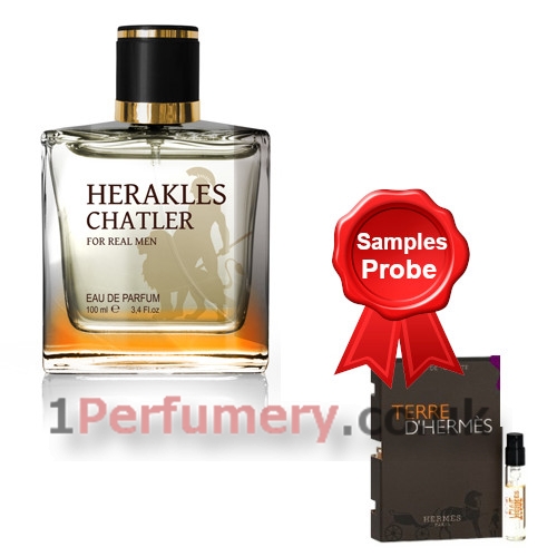 Chatler Herakles, Sample Spray Hermes Terre D'Hermes 