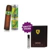 Cuba Brazil 100 ml + Perfume Sample Spray Ferrari Black