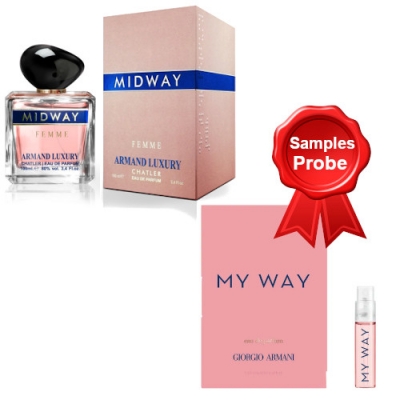 Chatler Armand Luxury Midway 100 ml + Perfume Sample Spray Armani My Way