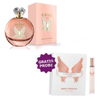 Chatler Olivera Woman 100 ml + Perfume Sample Spray Paco Rabanne Olympea