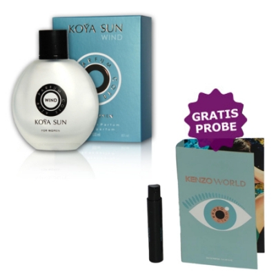 Cote Azur Koya Sun Wind 100 ml + Perfume Sample Spray Kenzo World