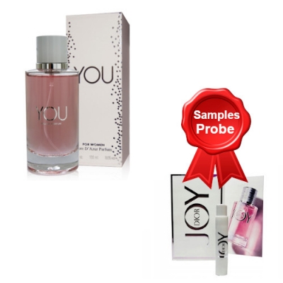 Cote Azur You For Women 100 ml + Perfume Sample Spray Joy by Dior