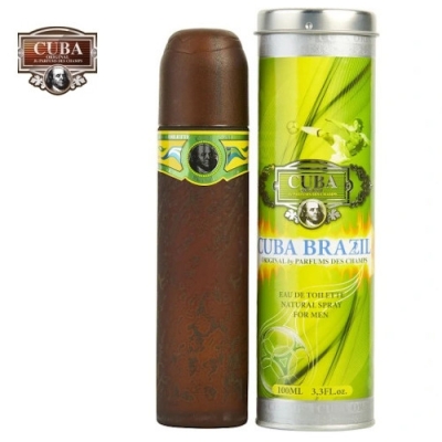 Cuba Brazil 100 ml + Perfume Sample Spray Ferrari Black