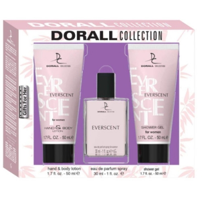 Dorall Ever Scent - Set for Women, Eau de Toilette, Body Lotion, Shower Gel