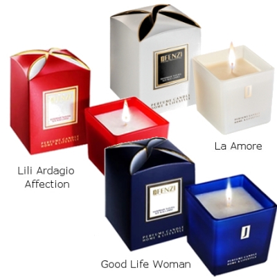 JFenzi Natural Soy Candle - Promotional Set 3 pcs., La Amore, Lili Ardagio Affection, Good Life