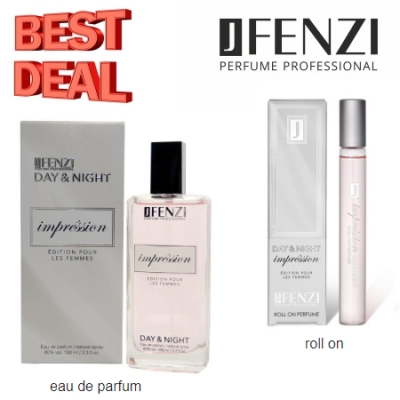 JFenzi Day & Night Impression, Promotional Set, Eau de Parfum, roll-on