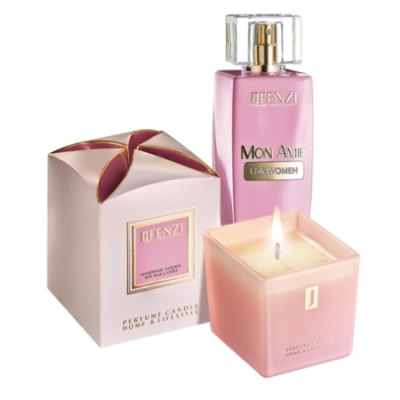 JFenzi Desso Mon Amie - Promotional Set, Eau de Parfum, Natural Soy Candle