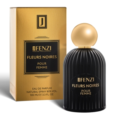JFenzi Fleurs Noires Femme - Eau de Parfum for Women 100 ml