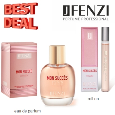 JFenzi Mon Succes, Promotional Set, Eau de Parfum, roll-on