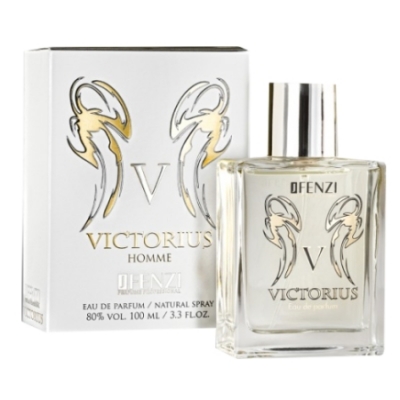 JFenzi Victorius Homme 100 ml + Perfume Sample Spray Paco Rabanne Invictus