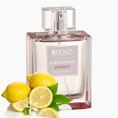 JFenzi Aura Energy Homme - Eau de Parfum for Men 100 ml