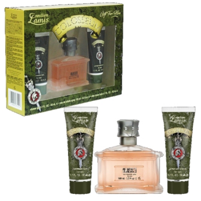 Lamis Colosseum Men - Set for Men, Eau de Toilette, Shower Gel, After Shave Balm