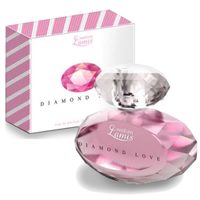 Lamis Diamond Love 100 ml + Perfume Sample Spray Versace Bright Crystal
