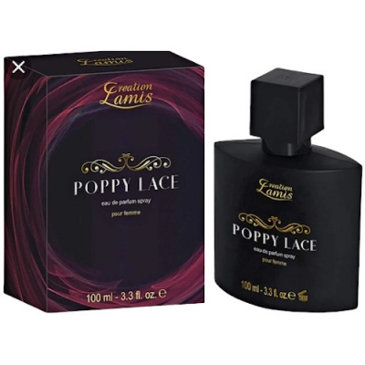 Lamis Poppy Lace 100 ml + Perfume Sample Spray Yves Saint Laurent Opium Black