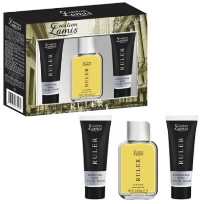 Lamis Ruler - Set for Men, Eau de Toilette, Shower Gel, After Shave Balm