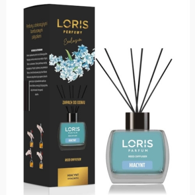 Loris Hiacintas, Kambario kvapas, aromato difuzorius su lazdelėmis 120 ml