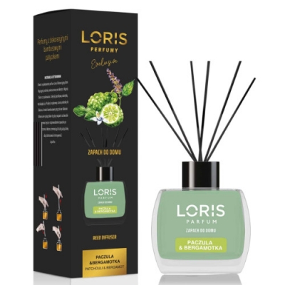 Loris Patchouli & Bergamot, Home Reed Diffuser - 120 ml