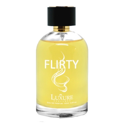 Luxure Flirty 100 ml + Perfume Sample Paco Rabanne Fame