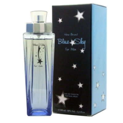 New Brand Blue Sky Men - Eau de Toilette for Men 100 ml