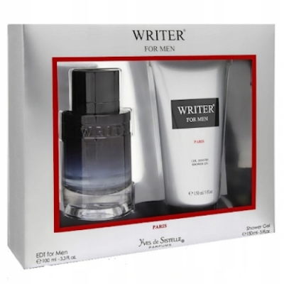 Paris Bleu Yves De Sistelle Writer - Set for Men, Eau de Toilette, Showergel