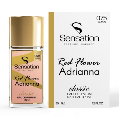Sensation 075 Adrianna Red Flower Eau de Parfum for Women 36 ml