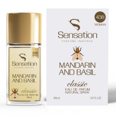 Sensation 438 Mandarin and Basil - Eau de Parfum for Women 36 ml